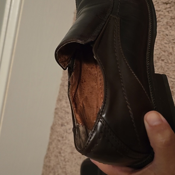 Joseph Abboud Men's Brown Leather Loafers Size 8.5M - Picture 13 of 13